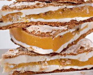 Чизкейк с абрикосовым желе