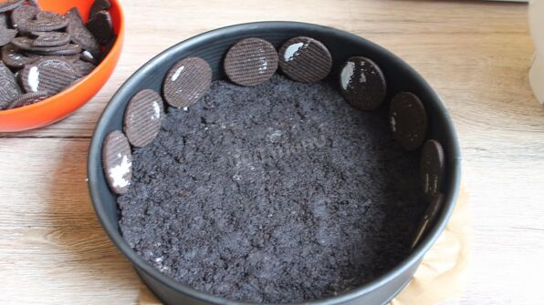 чизкейк с печеньем орео шоколадным