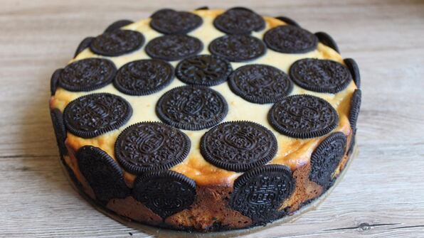 чизкейк с печеньем орео шоколадным