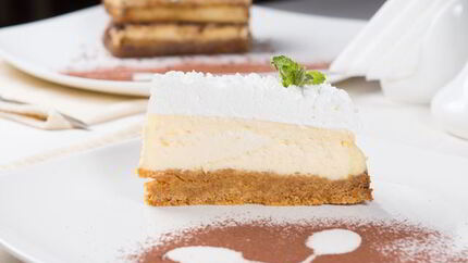 Чизкейк с печеньем