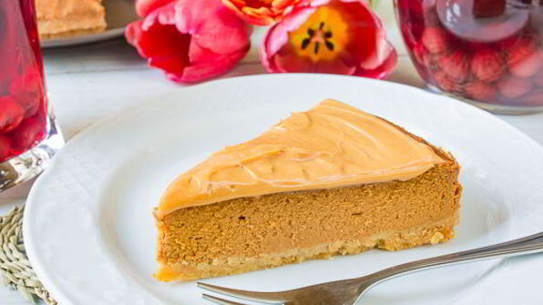 чизкейк с вареной сгущенкой