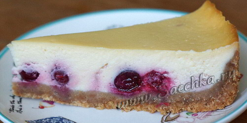 Рецепт чизкейка с вишней