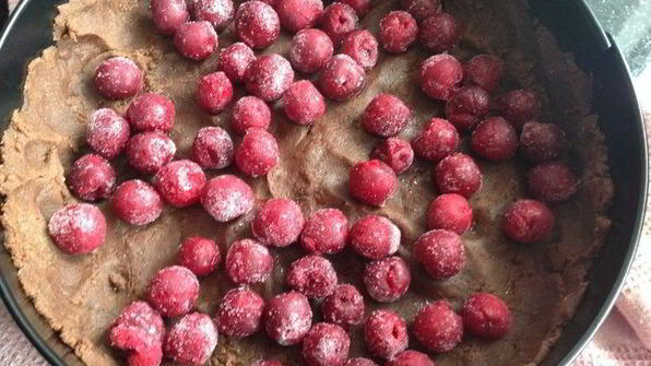 чизкейк шоколадная вишенка