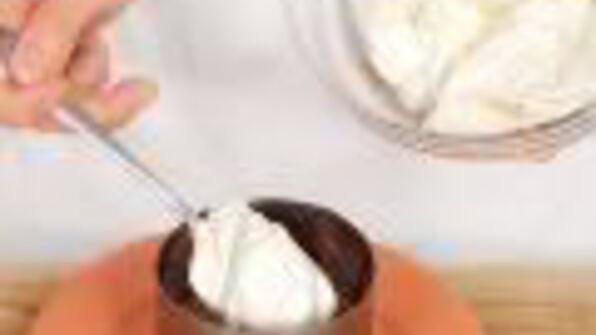 холодные полосатые чизкейки