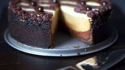 Кофейный чизкейк с помадкой