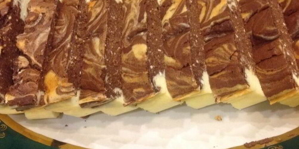 Рецепт мраморного чизкейка