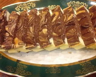 Мраморный чизкейк