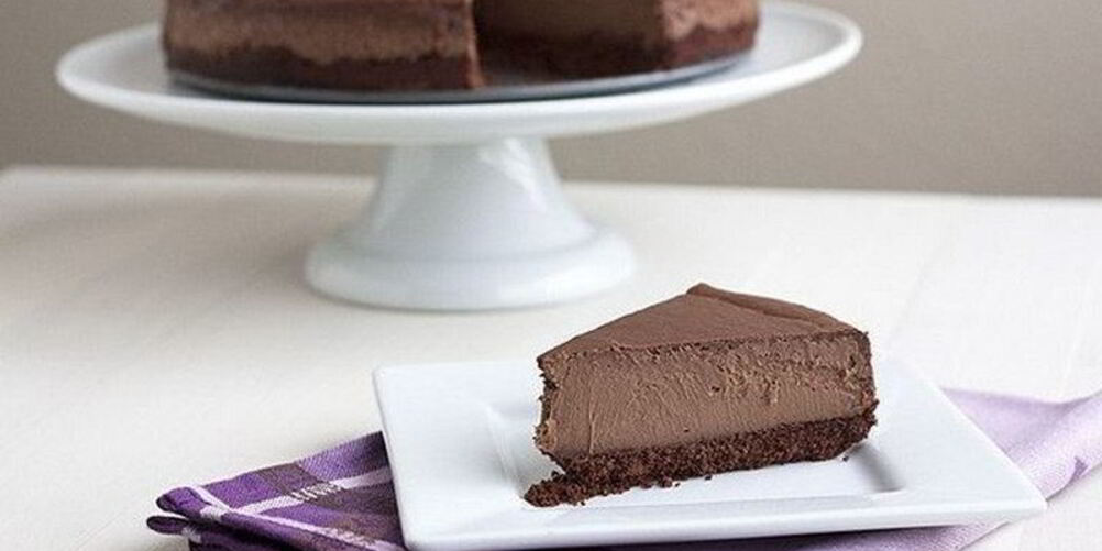 Рецепт шоколадна-медового чизкейк без выпечки