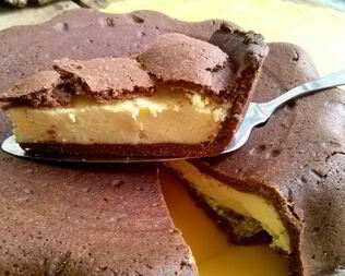 Шоколадный чизкейк из творога