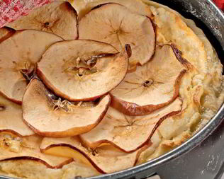 Яблочный чизкейк