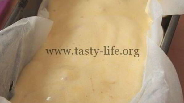 бисквитный кекс с сердечком внутри