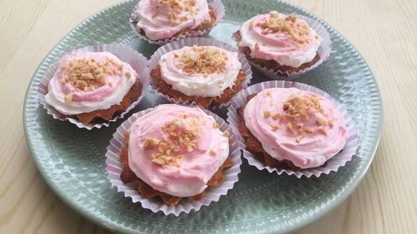 капкейки с кокосовым кремом