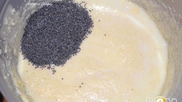 кекс на молоке маковка