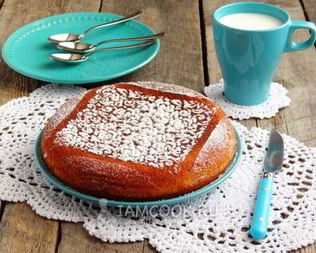 Кекс на молоке в мультиварке