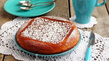 Кекс на молоке в мультиварке