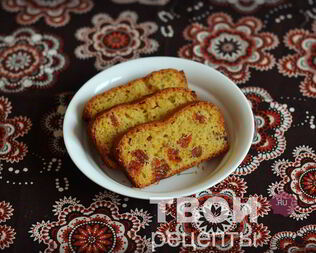 Кекс с курагой и апельсиновой цедрой