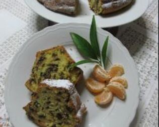 Кекс с мандаринами и шоколадом