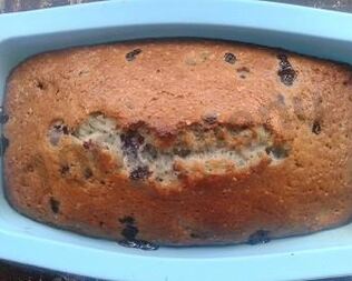 Кекс с ягодами на яичных белках