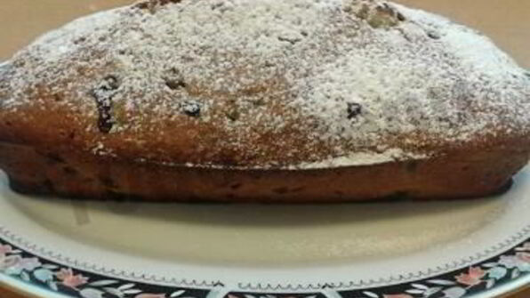 кекс с ягодами на яичных белках