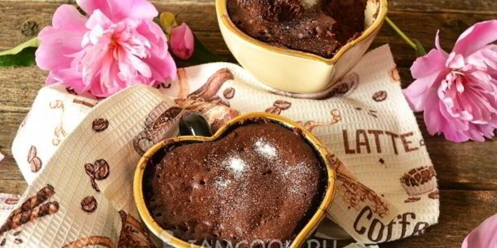 Рецепт кекса в микроволновке за 3 минуты