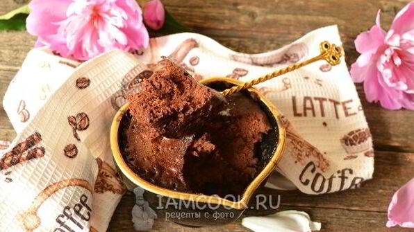 кекс в микроволновке за 3 минуты