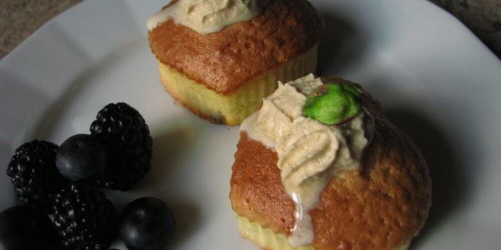 Рецепт кексиков фисташковых сердечки