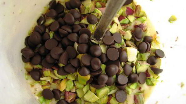 кексики фисташковые сердечки