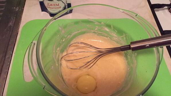 кексики с черничным джемом