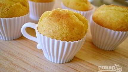 Кексы творожные в формочках
