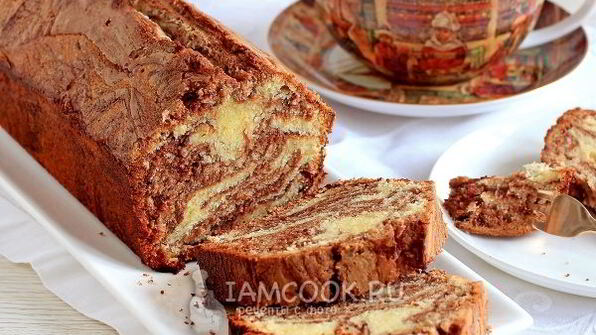 мраморный кекс