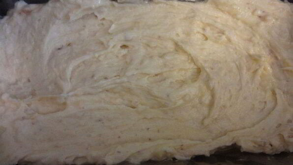 орехово-шоколадный кекс с тыквенно-кокосовой прослойкой