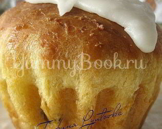 Ромовая баба с глазурью