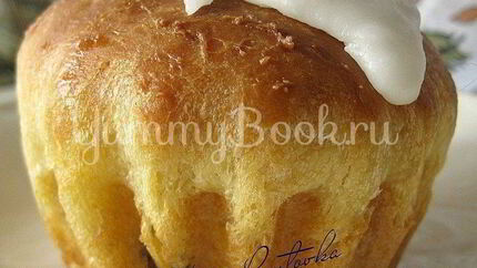 Ромовая баба с глазурью