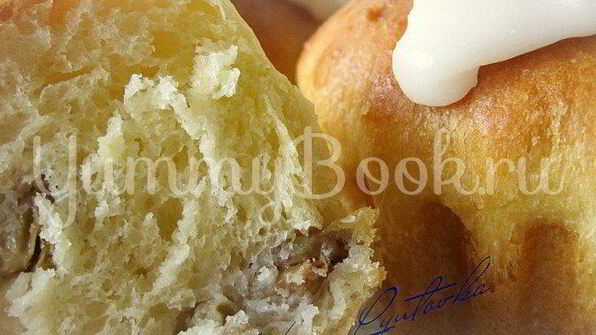 ромовая баба с глазурью