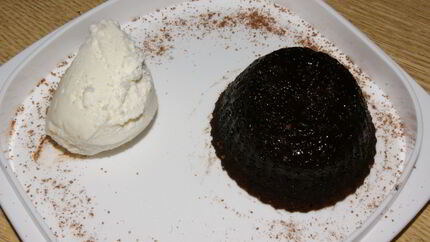 Шоколадный фондан