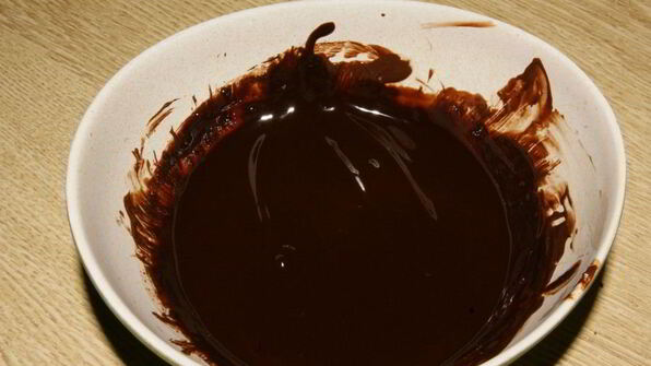 шоколадный фондан
