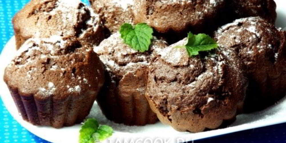 Рецепт шоколадных кексов со сгущенкой