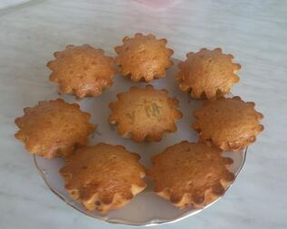 Сладкие и простые кексики на сметане