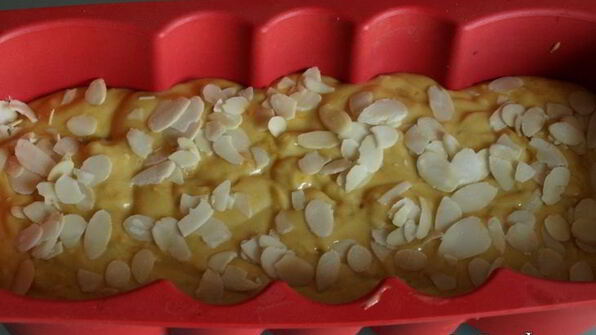 тыквенный кекс с ликером и миндалем