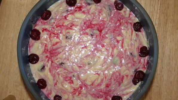 вишневый кекс на сгущенке