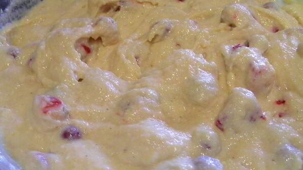 ягодные кексы на пахте и рикотте