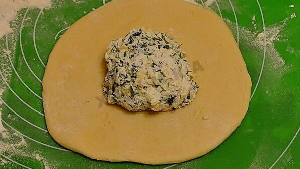 хачапури с творогом на сковороде