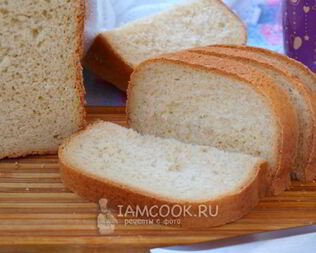 Белый хлеб в хлебопечке