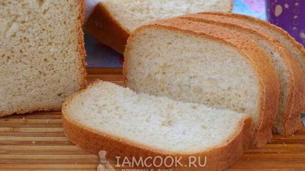 белый хлеб в хлебопечке