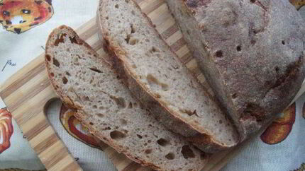 Чешский деревенский хлеб на ржаной закваске