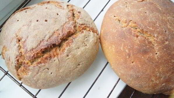 чешский деревенский хлеб на ржаной закваске