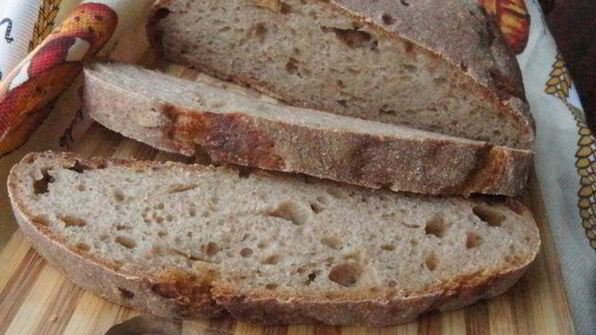 чешский деревенский хлеб на ржаной закваске