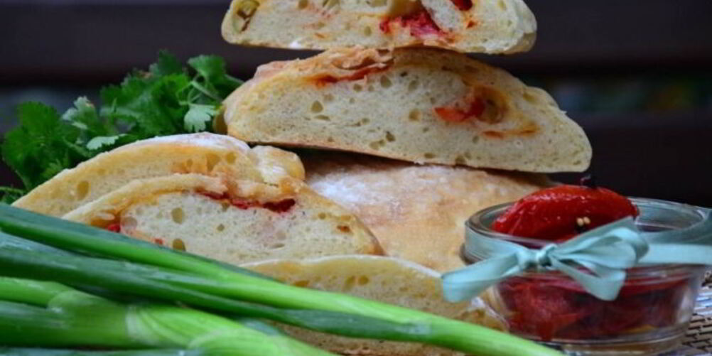 Рецепт чиабатты с вялеными помидорами