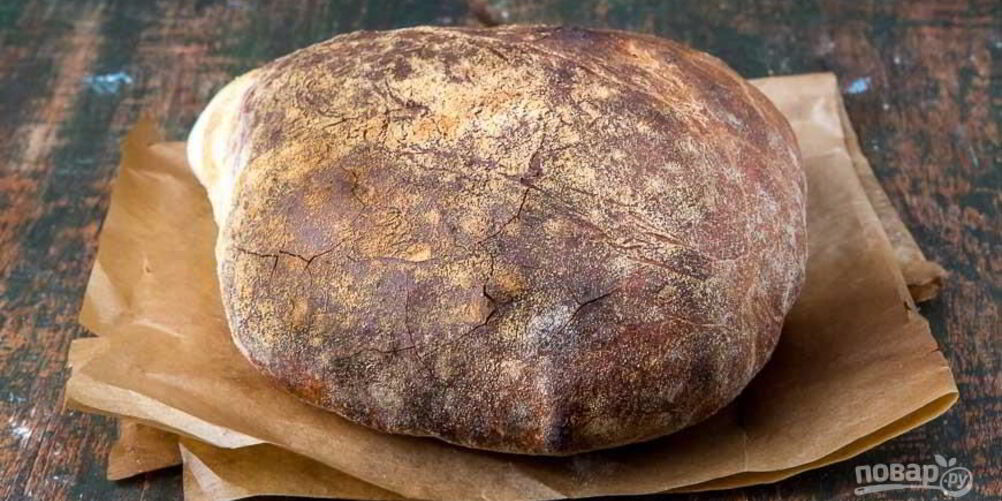 Рецепт деревенского хлеба из трех видов муки