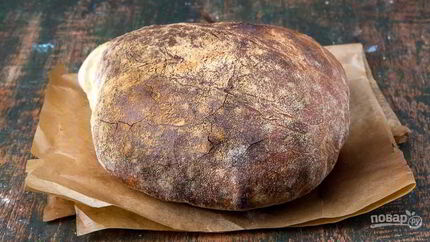 Деревенский хлеб из трех видов муки